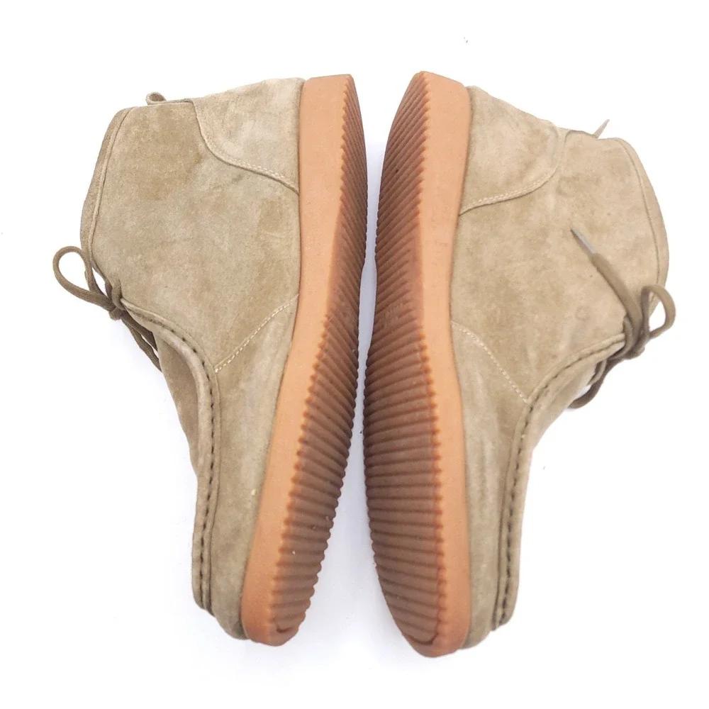 Hush Puppies Bridgeport Moyen Chukka Boot Mens Size 13M Beige Suede